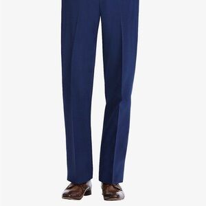 Dessy Navy Blue Dress Pants adjustable waist hem-less